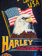 Vintage 1985 Holoubek Harley-Davidson Born In The USA Beach Towel - view 2