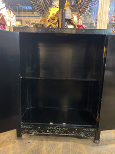Black Lacquered Asian Cabinet