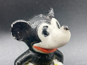 1930s Walt Disney Japanese Mickey Mouse 2.75" Bisque Figure