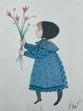 P.Buckley Moss Signed Limited Edition "Just For Nana" Lithograph Unframed