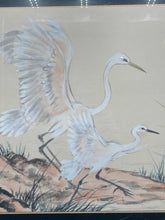 Framed 18x27" Shirley Marks "Winged Wilderness" Chinese Watercolor Painting