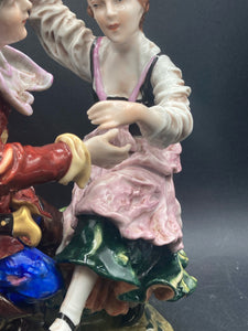 Ernst Bohne Sohne Rudolstadt Germany Porcelain Dancing Couple Figure