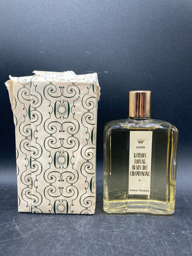 Rare Vintage Caron Lotion Royal Bain De Champagne 170ml Splash Tonic W/ Box