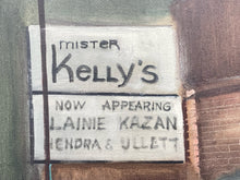 Jose Luis Campuzano Signed Original "Mister Kelly's Nightclub" Oil Painting