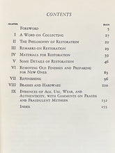 Knowing, Collecting, Restoring Early American Furniture | Henry Hammond Taylor (1930, J.B. Lippincott Company, Tenth Impression)