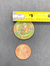 Vintage El-Kru Dollhouse Miniature Christmas Plate w/ Stand