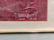 Ben Groff Signed Original Mixed Media Abstract Painting