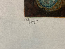 Alvar Sunol Signed "L'Esprit Du Village" Limited Edition Lithograph, Framed