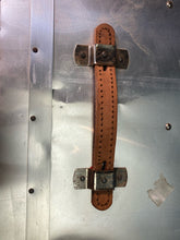 Antique Riveted Aluminum Aviator's Steamer Trunk