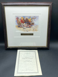 Suzy Leeja Carrington "Liberty's Magic Carousel" Lithograph W/ CoA