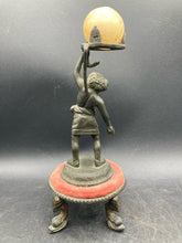 Antique Italian Grand Tour Bronze Silenus The Lamp Bearer Statue