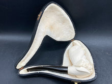 Genuine Meerschaum Bearded Sultan Tobacco Pipe w/ Case