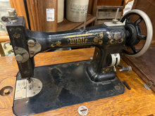 Antique "White" Sewing Machine in Table