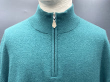 Neiman Marcus Cashmere Quarter Zip Sweater, XXL - view 2