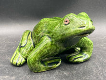 Antique Bavent Pottery Majolica Terracotta Frog Filmont - view 4
