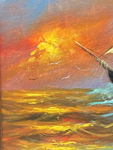 Original Preston Willis Clipper Ship oil Painting W/ CoA