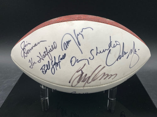 Daytona Beach Quarterback Club Multisigned Football W/ Danny Shelton