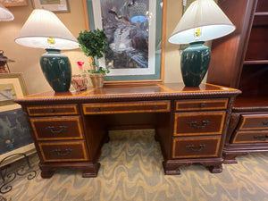 2-Tone Wood Executive Desk