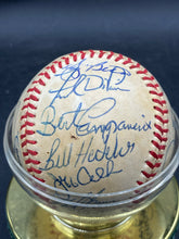 1986 Houston Astros Team Signed Baseball W/ Nolan Ryan and Yogi Berra Signatures
