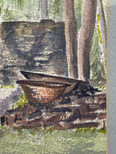 Original Gerard Roos Signed Florida "Sugar Mill Ruins" Watercolor Painting