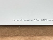 William Buffett "Graciosa" Serigraph Print, Framed