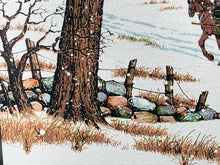 Original C. Carson Signed "Amish Winter Landscape" Oil Painting - view 7
