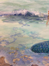 Original Mermaid Watercolor