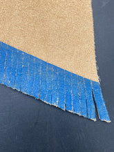 Vintage 30" Navajo Tribal Leather Tapestry - view 4