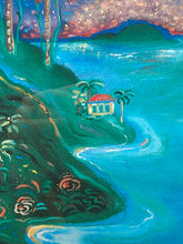 Aimee Trayser Signed Limited Edition "Dawn Down Island II" Framed Lithograph