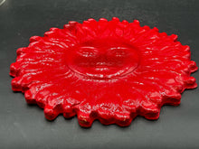 Concrete Red Sun Wall Hanging