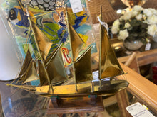 Vintage Sir Winston Churchill Brass Boat