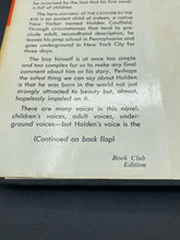 The Catcher In The Rye By J.D. Salinger HCDJ (1951 Book Club Edition)