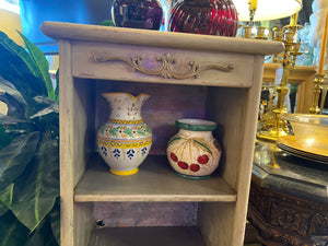 3-Shelf With Rattan Covering