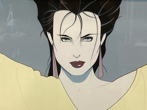 Patrick Nagel Commemorative No. 8 "Yellow Sweater" Serigraph, Framed