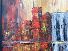 Origina Artist Signed New York City Brooklyn Bridge Painting