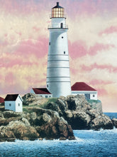 J. Wayne Bystrom Boston Lighthouse Print, Framed - view 3
