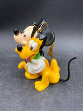 1998 Disneyana Convention Signed Mickey Mouse & Pluto Ornament W/ Stand - view 4