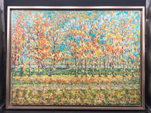 Framed 24x32" Ivan Shapoval "Autumn In The Park" Painting