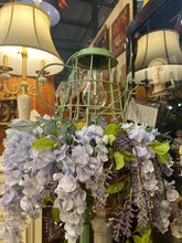 Floor Stand With Wisteria and solar light