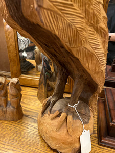 Hand Carved Walnut Eagle