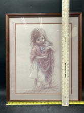 Marliyn Zapp Signed Limited Edition "Teddy Bear" Framed Lithograph