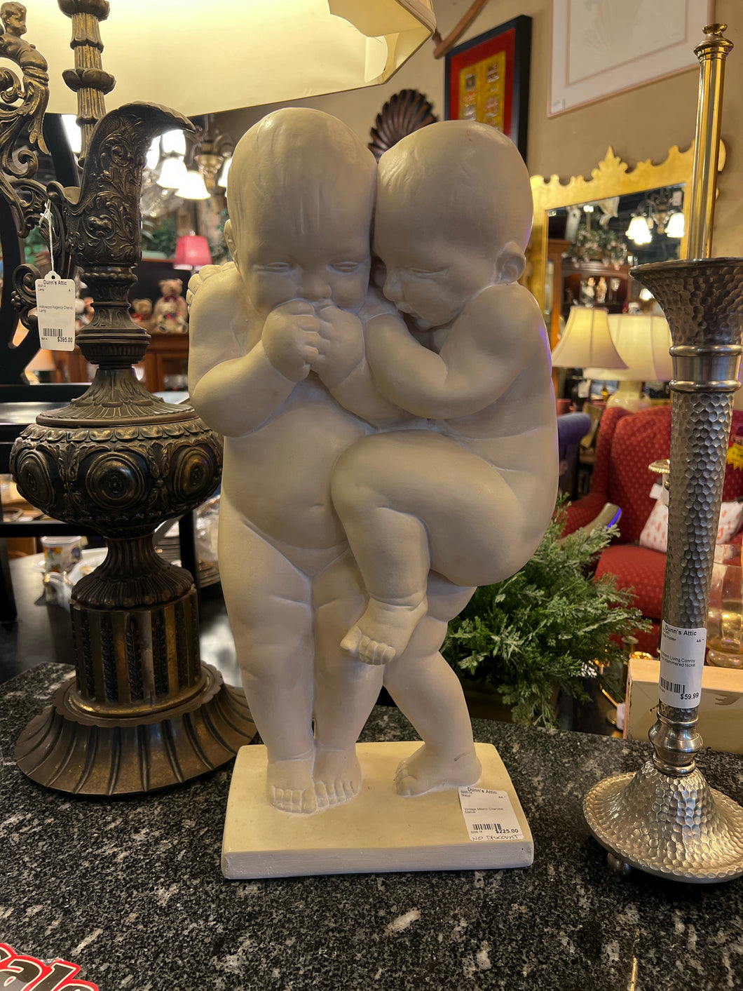 Vintage Milano Cherubs Statue