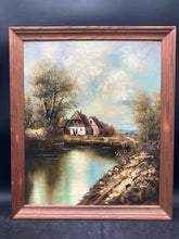 Vintage Josef Benda Signed European Countryside Oil Painting