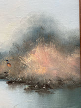 Artist Signed Original Pheasant Bird Nature Landscape Oil Painting