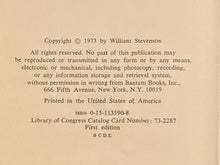 The Bormann Brotherhood: A New Investigation of the Escape and Survival of Nazi War Criminals | William Stevenson (1973, Harcourt Brace Jovanovich, Inc., First Edition)