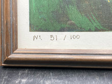 Artist Signed Limited Edition Wild Horses Serigraph, Framed