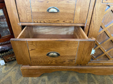 Wood Dresser With Mirror
