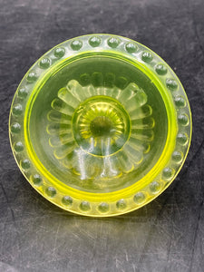 Boyd's Vaseline Footed Candy Dish