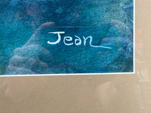 Artist Signed Original Koi Fish Watercolor Painting, Framed