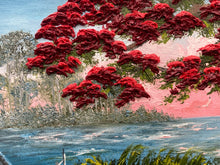 AJ Brown 2nd Generation Florida Highwaymen Original "Poinciana Curve" Painting